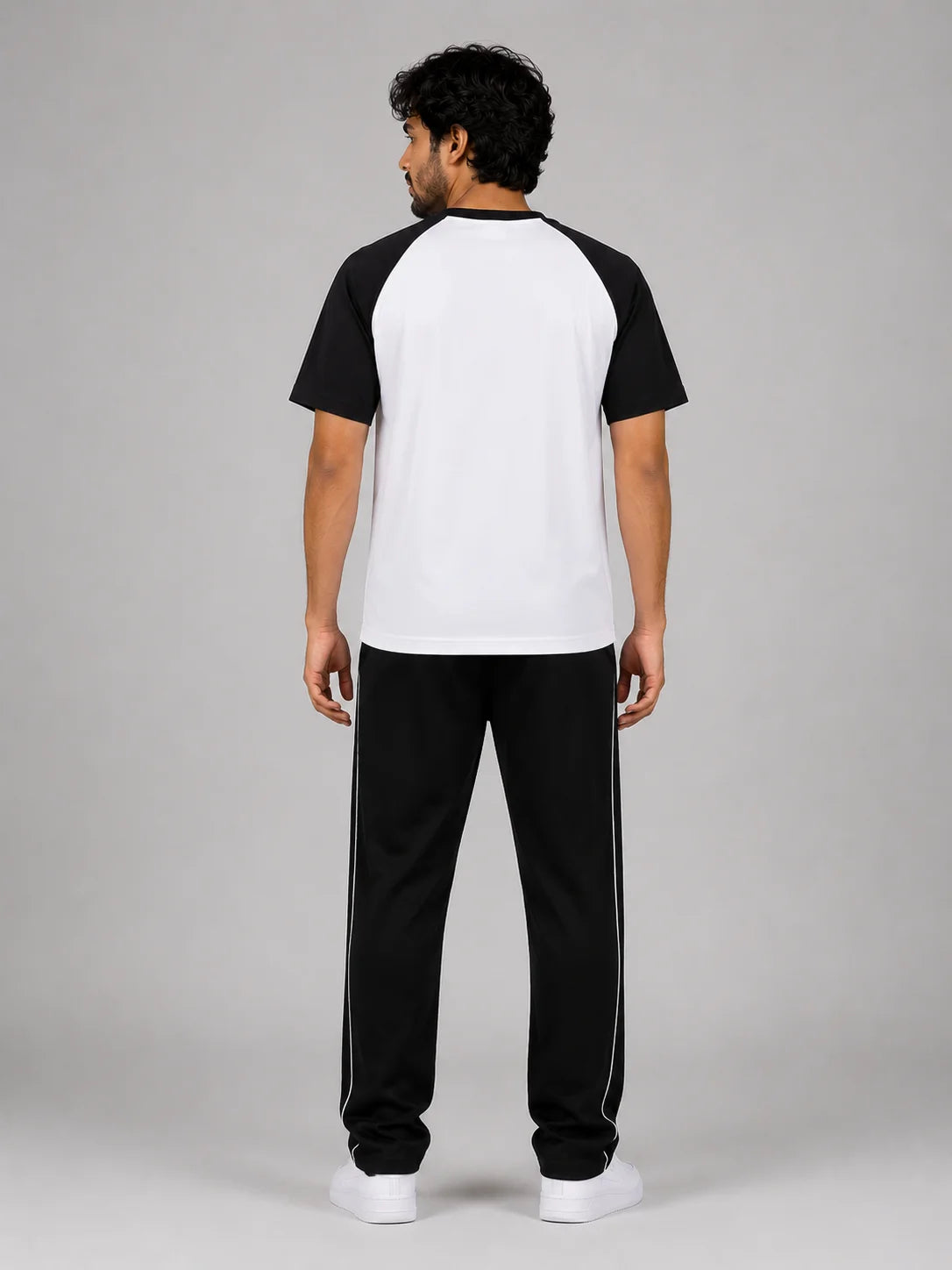 Premium Black & White Summer Tracksuit