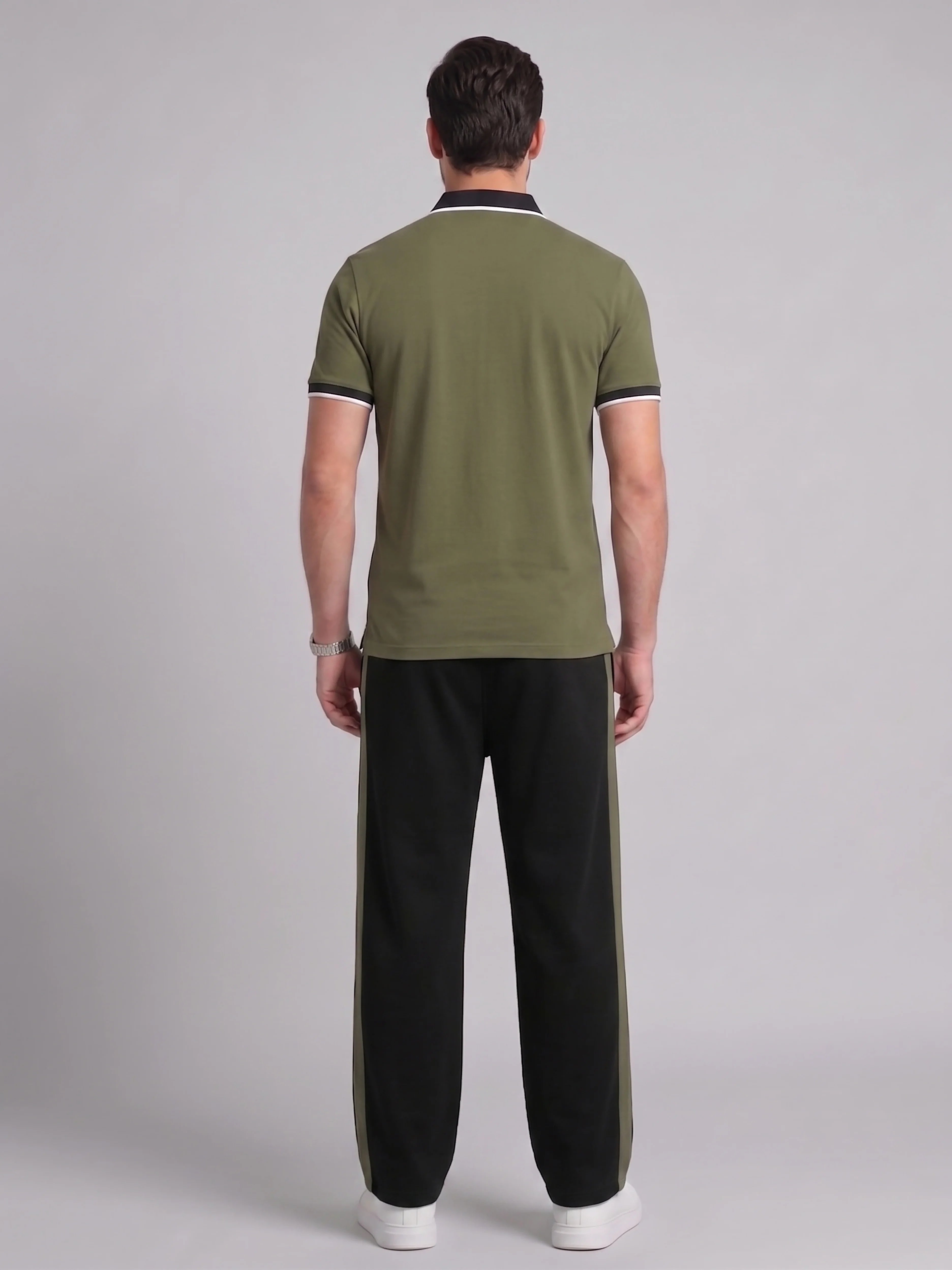 Olive Green Polo Tracksuit