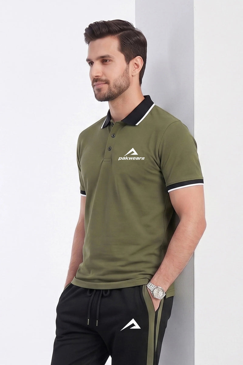 Men’s Olive Polo Shirt